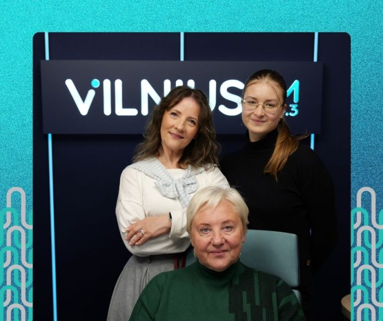 Šiandien mūsų teatras lankėsi laidoje „Vilniaus ritmu“ per „Vilnius FM“